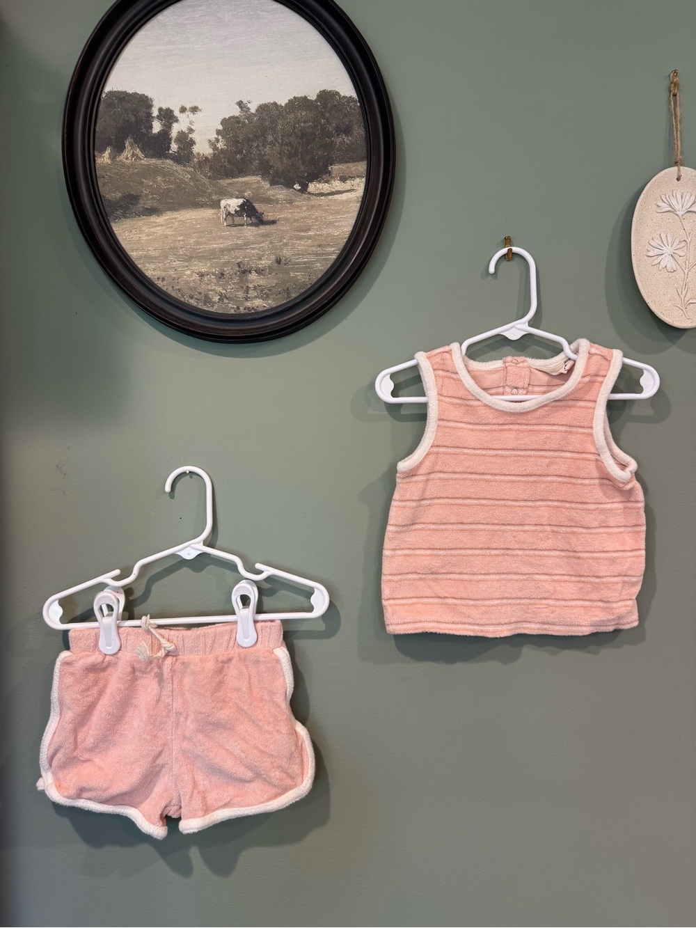 EASY PEASY terry cloth two piece toddler set